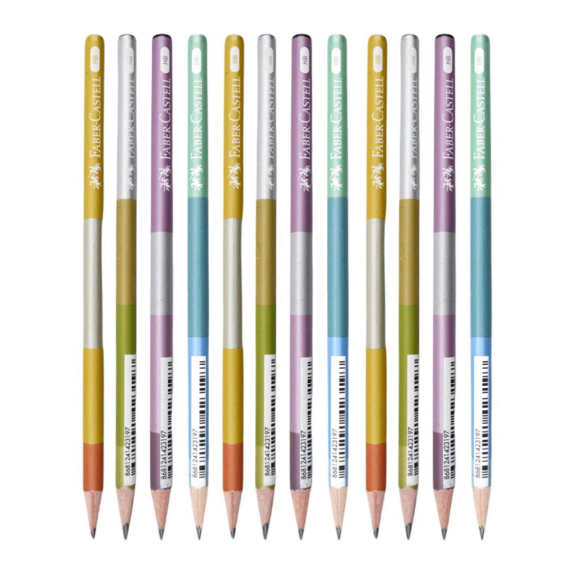 Faber-Castell Patch Desenli HB Kurşun Kalem 12 Adet 16883