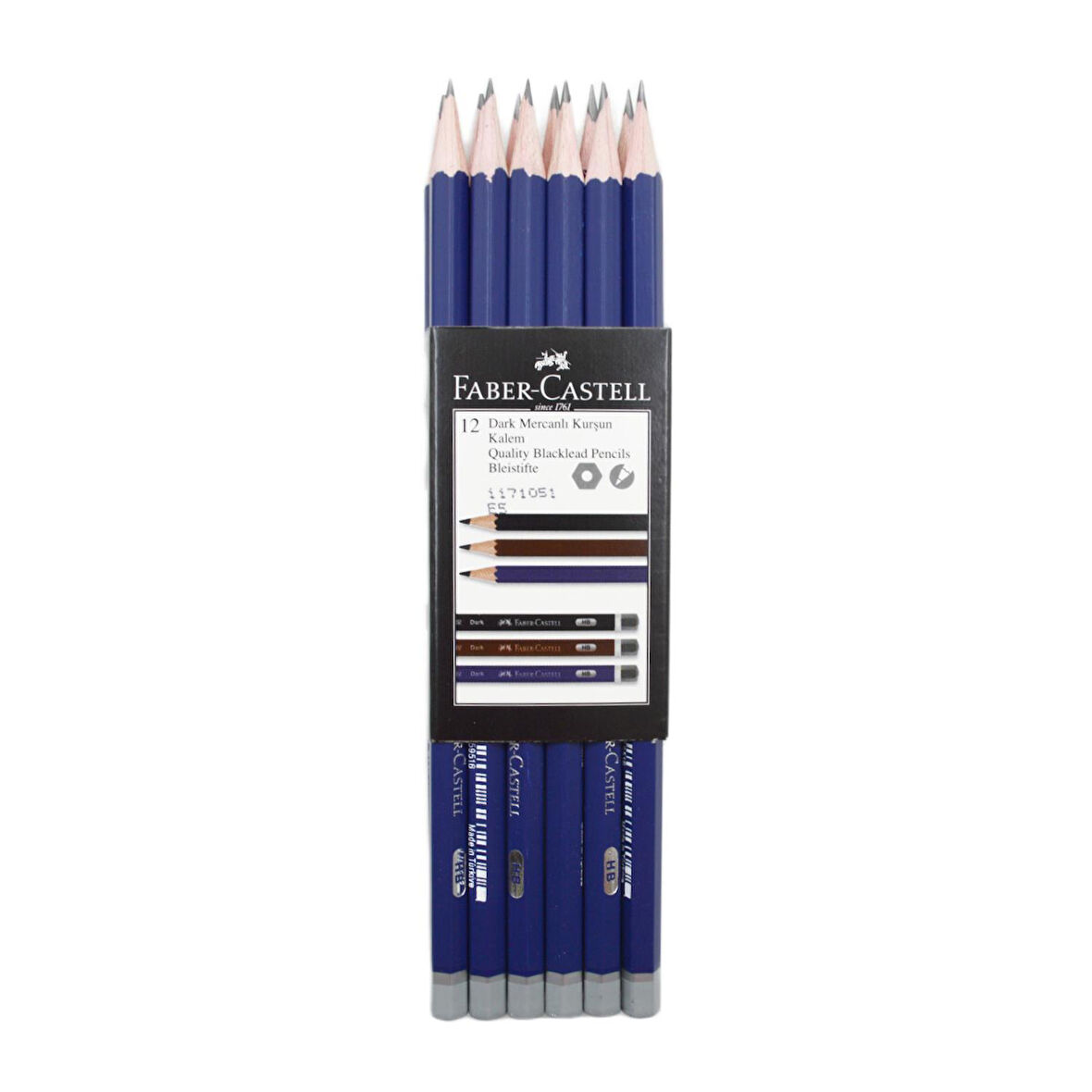Faber-Castell Dark Mercanlı HB Kurşun Kalem 12 Adet