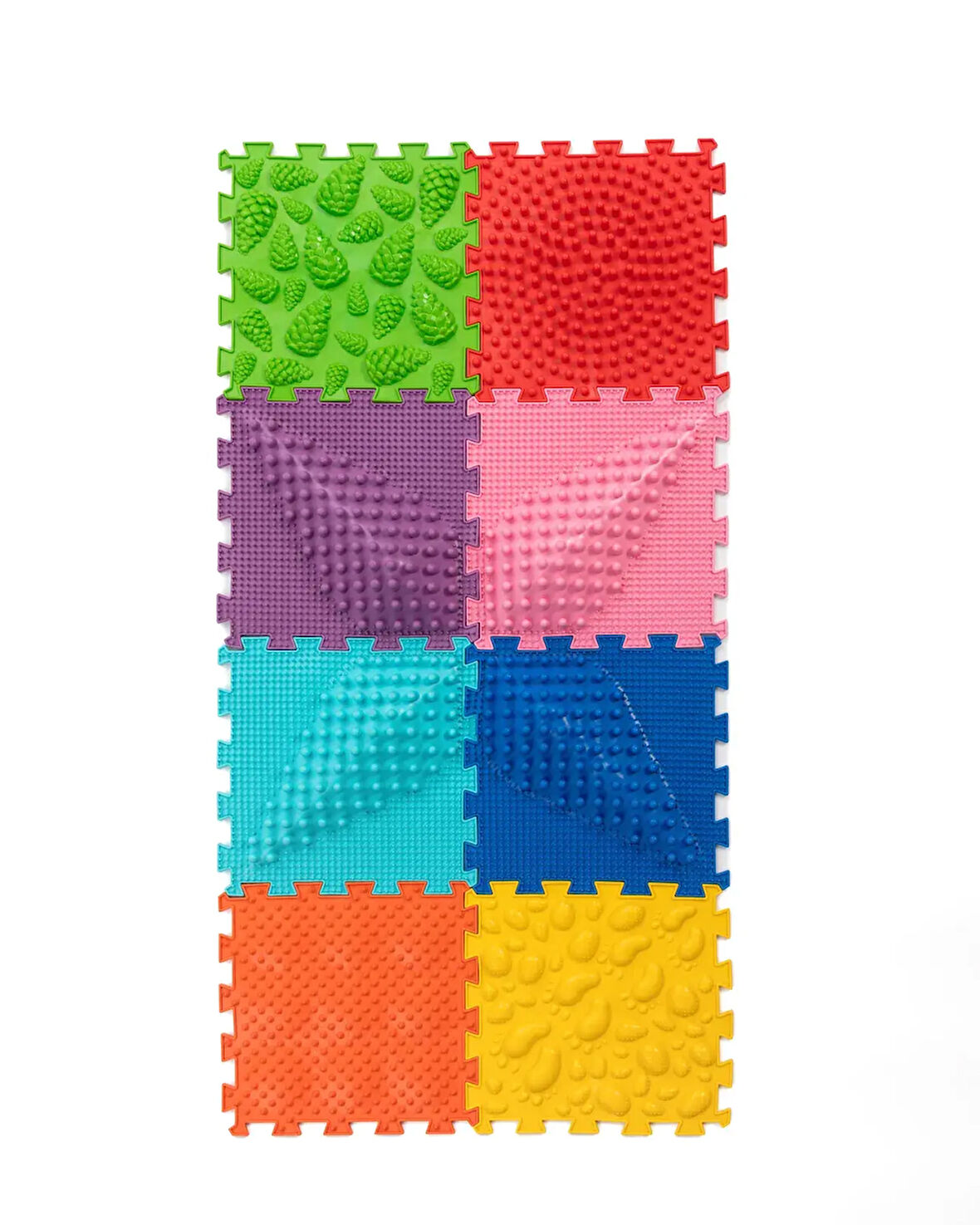 8 Modüllü Ortopedik,Dokunsal Oyun Matları