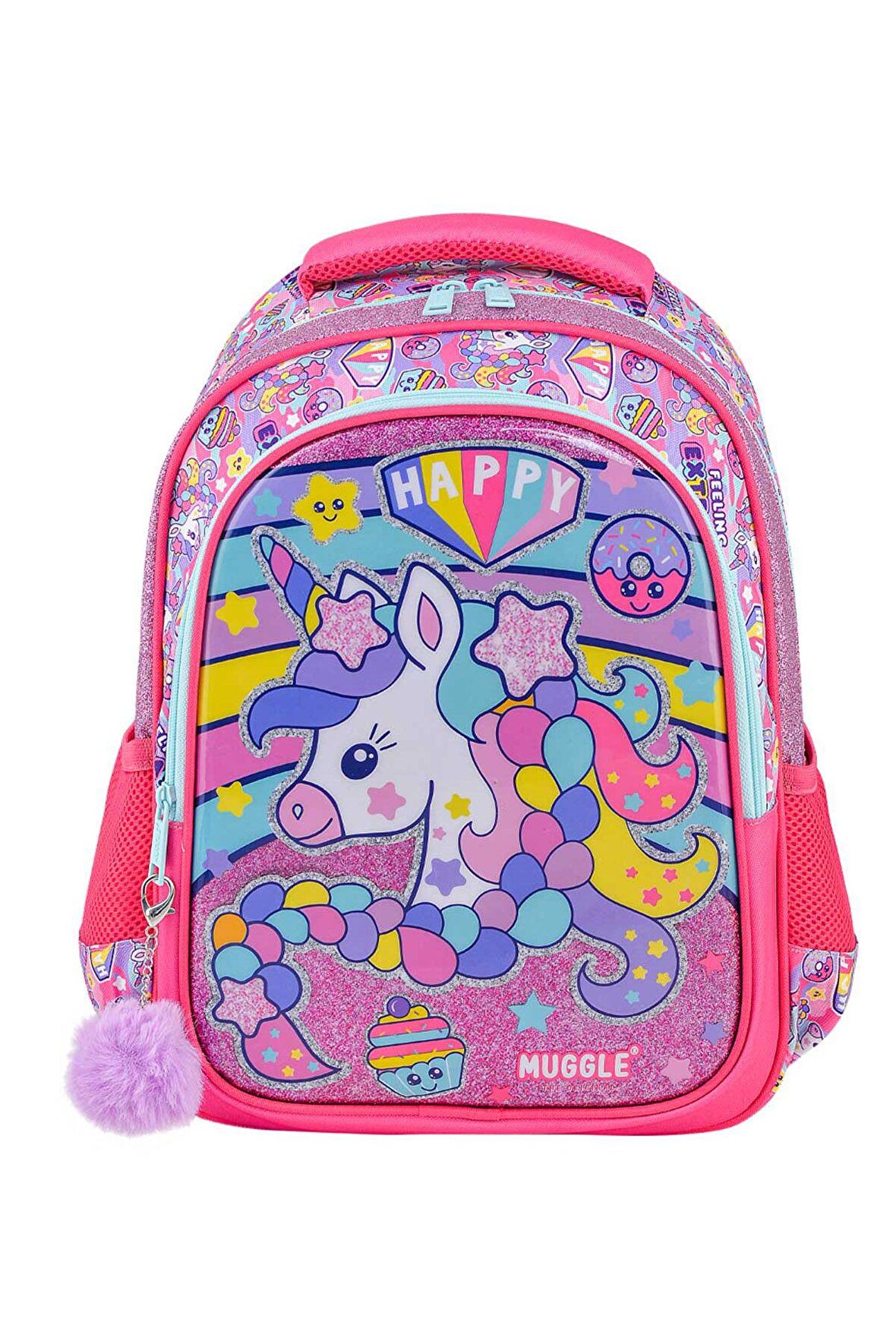 Kız Çocuk Muggle Happy Unicorn Okul Çantası MU6443