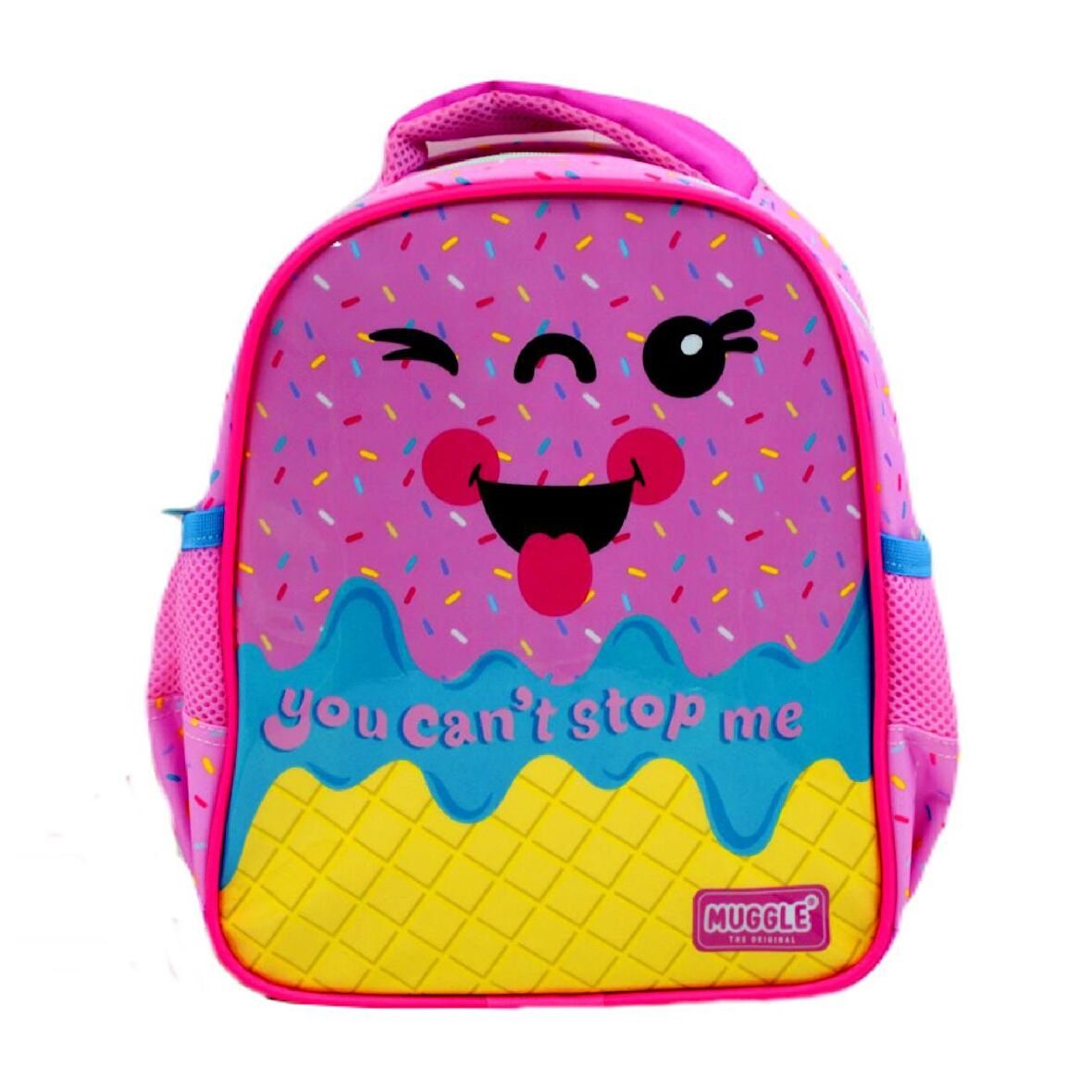 Muggle Tek Bölmeli Pink Ice Cream Anaokulu Sırt Çantası MU-8676