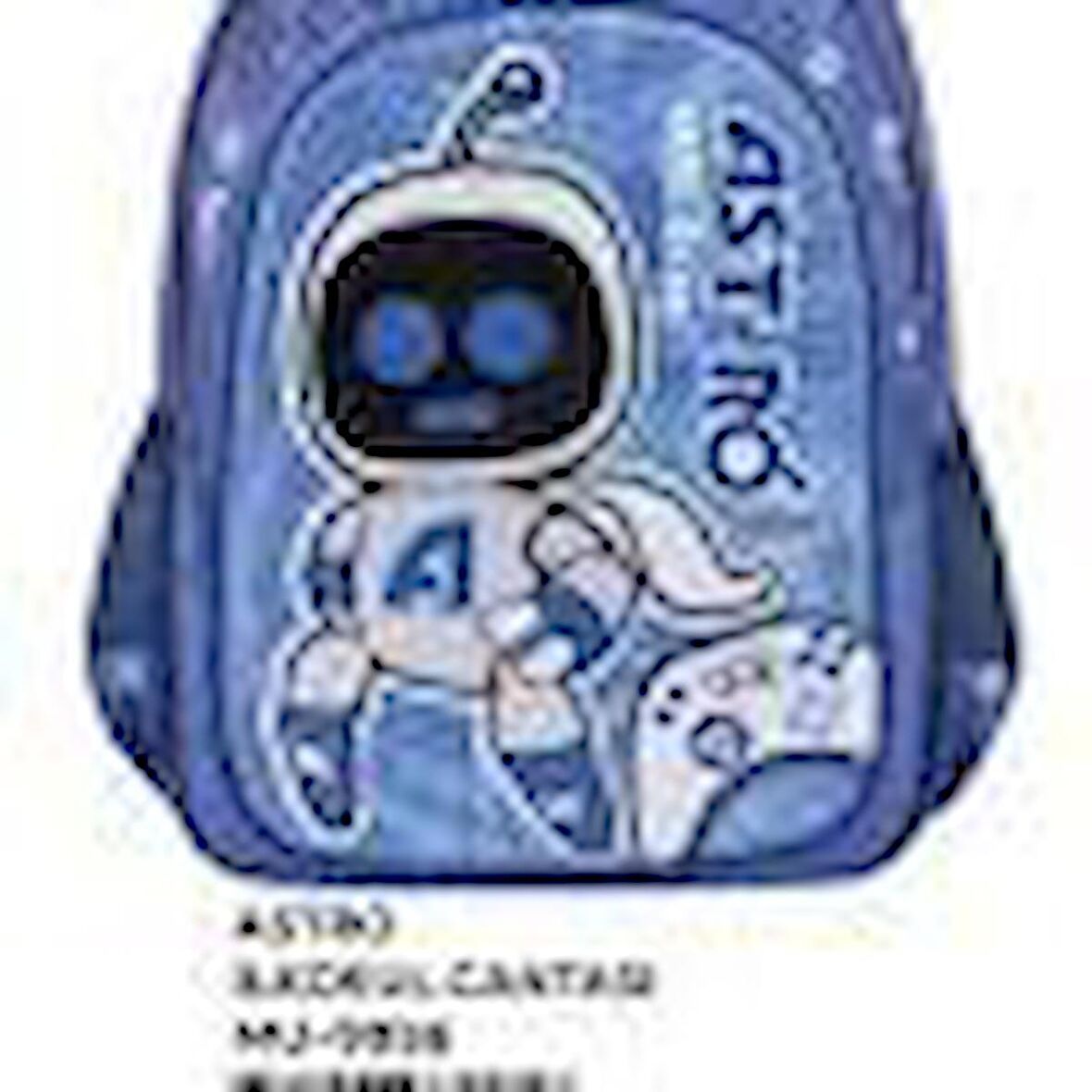 Muggle Mu-9956 Astro Mavi Okul Çantası