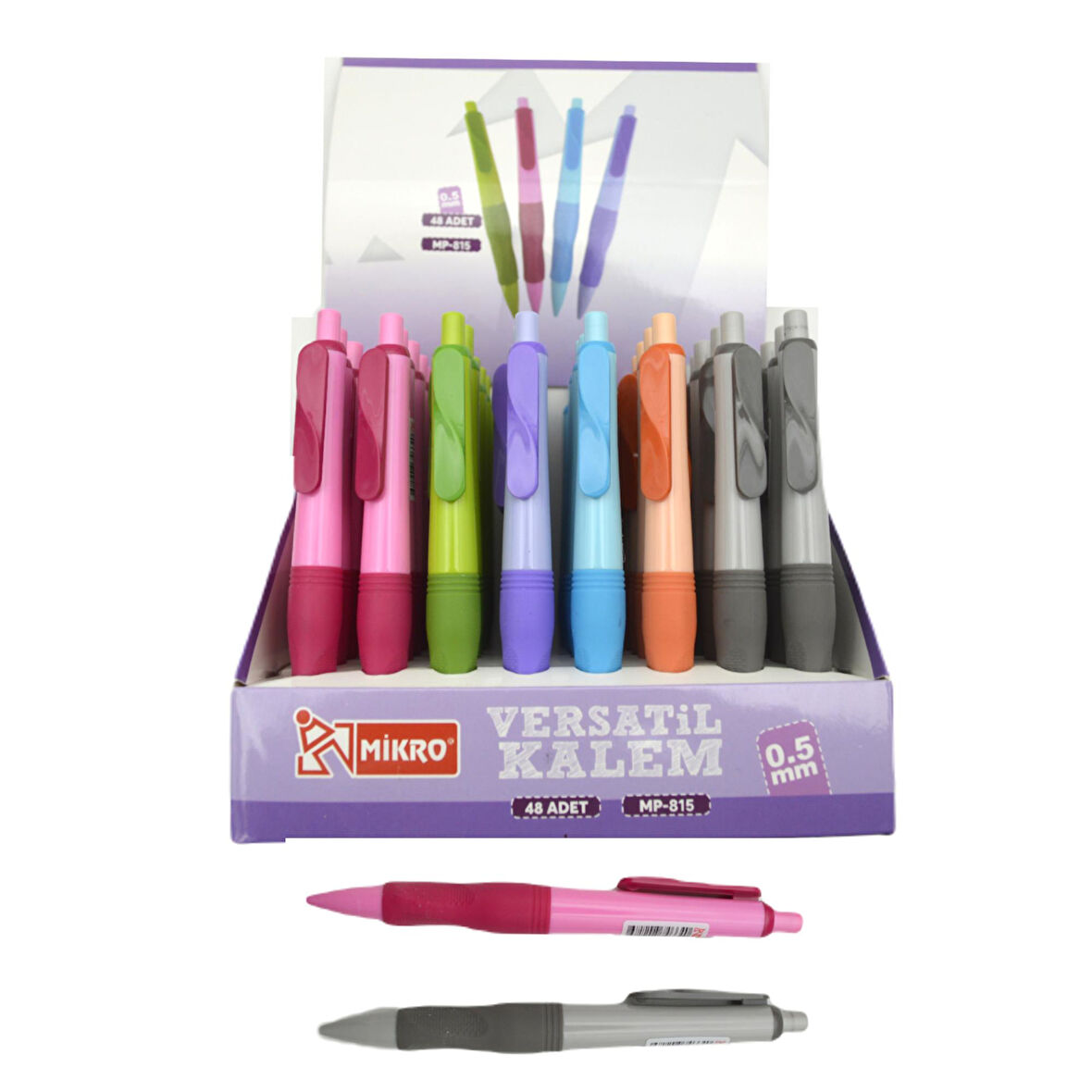 Mikro Versatil Basmalı Kalem 0,5 Canlı Renkler MP-815 1 Adet