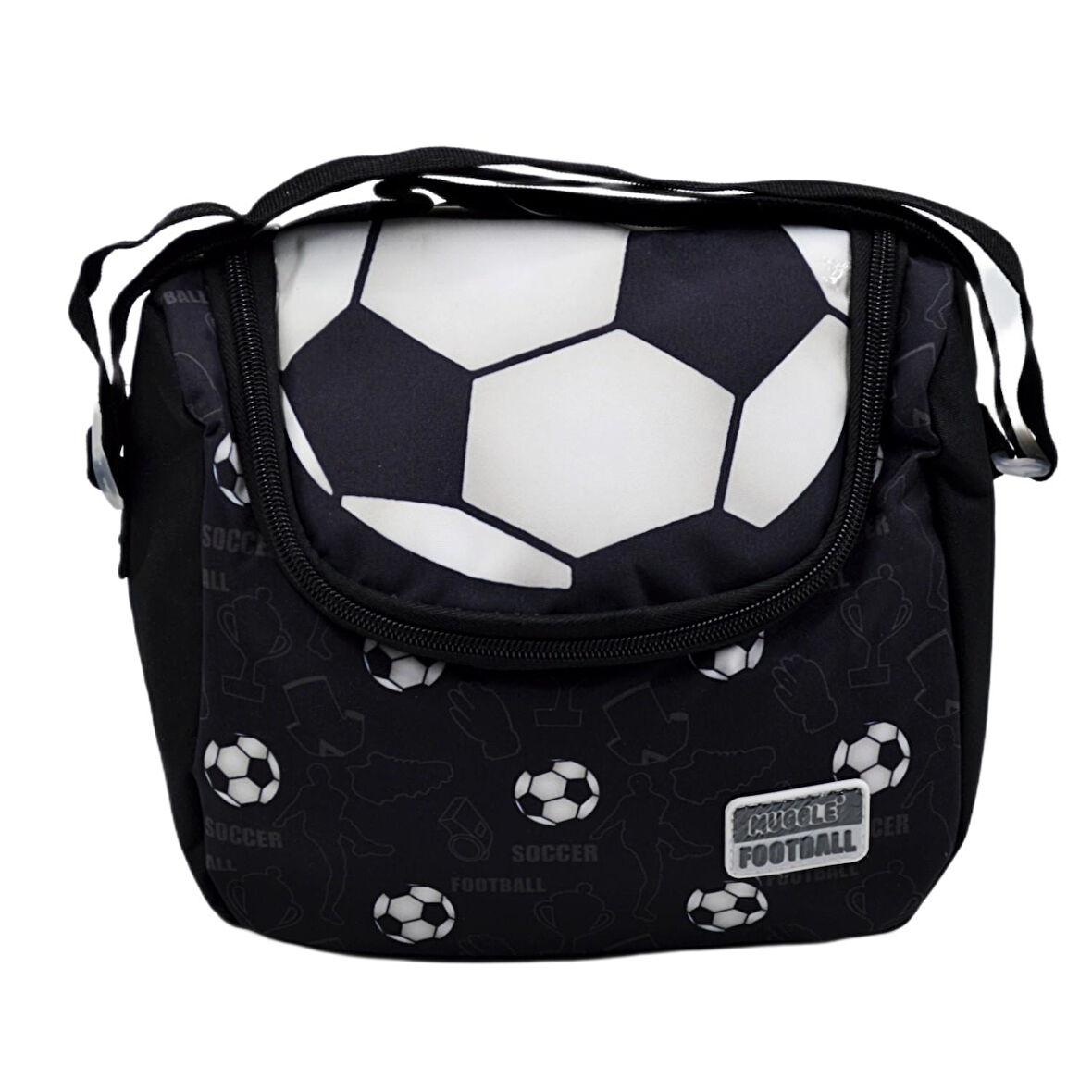 Muggle Silver Football Tek Bölmeli Termoslu Beslenme Çantası (MU-5875)