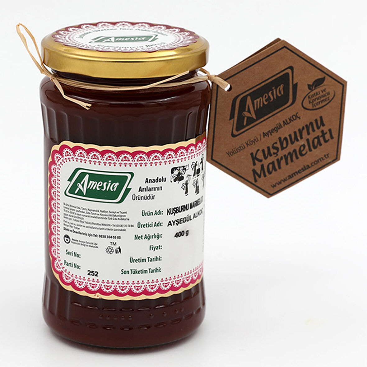 KUŞBURNU MARMELATI 400 G.