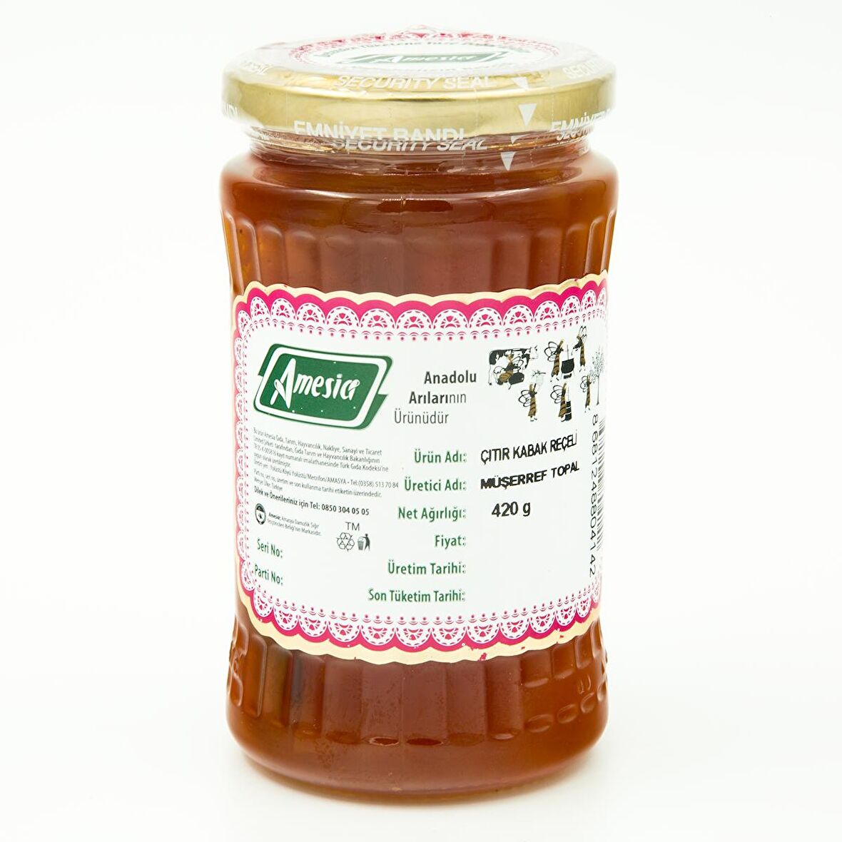 ÇITIR KABAK REÇELİ 420 G.