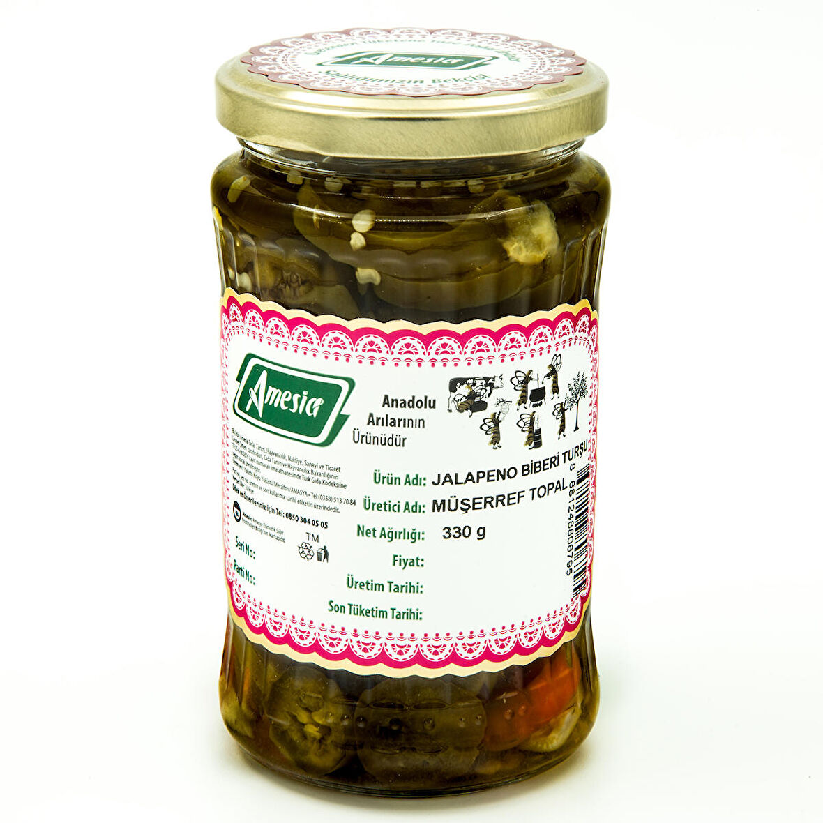 JALAPENO BİBERİ TURŞUSU 330 G.