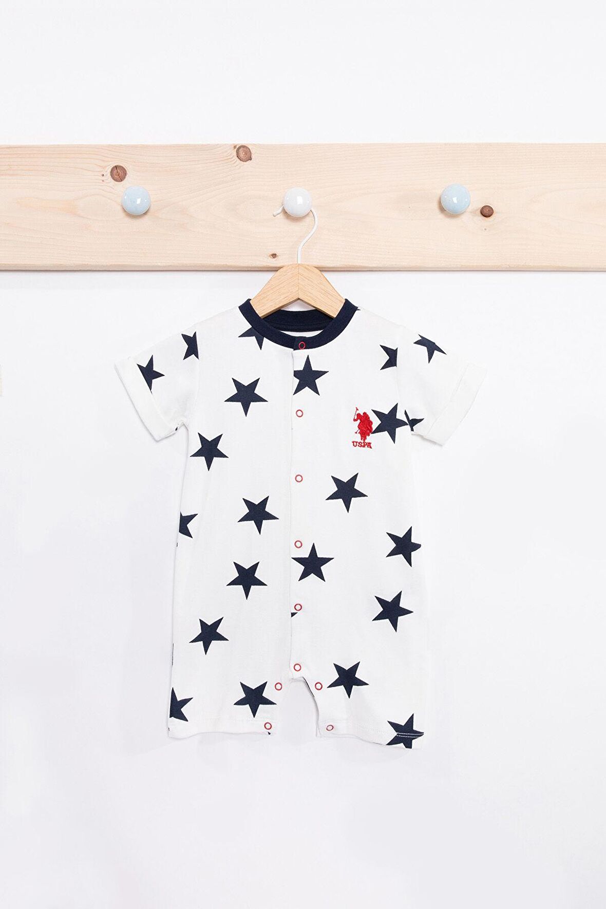 Stars Krem Erkek Bebek Tulum