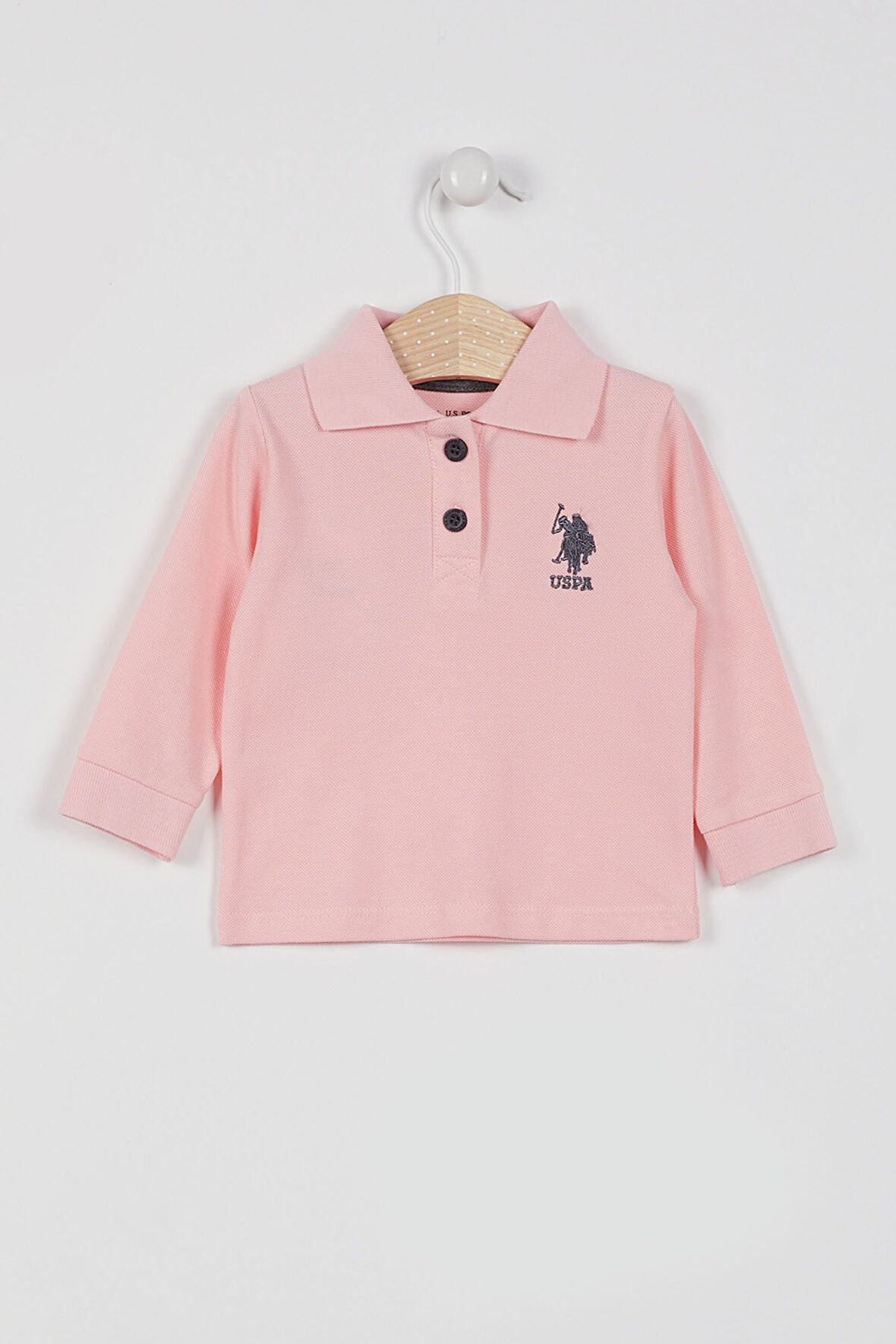 Lisanslı Classic Somon Bebek Uzun Kol Yakalı Sweatshirt