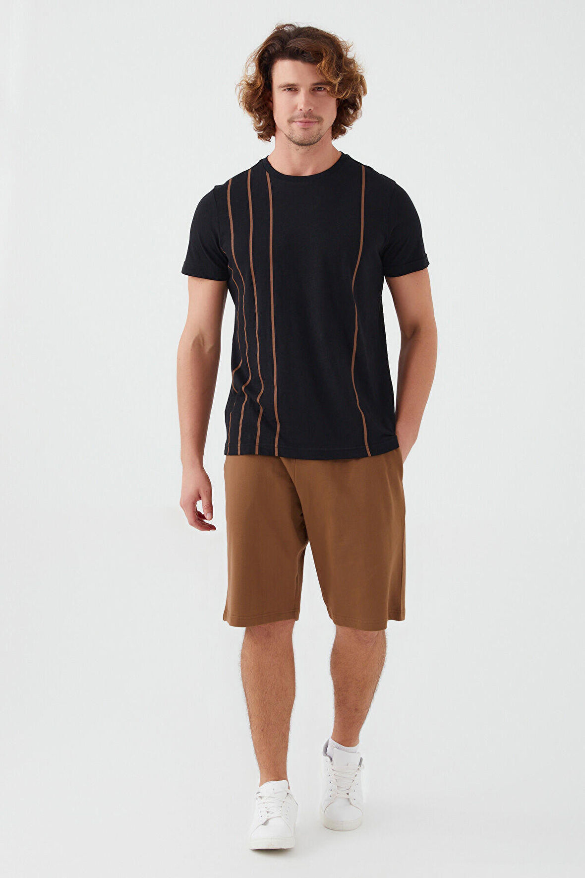 ARNETTA BABA OĞUL BERMUDA İKİLİ TAKIM SİYAH