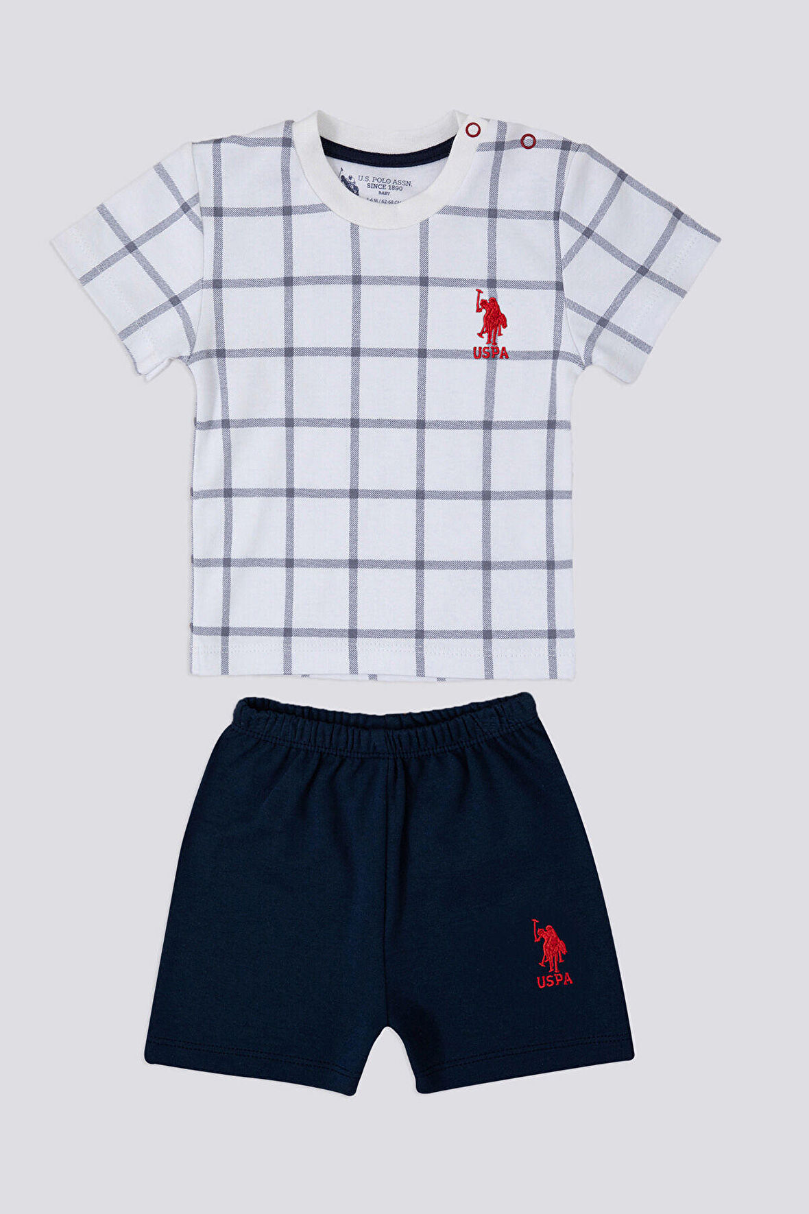 U.S. Polo Assn Nice Little Baby Krem Bebek Tshirt Takım