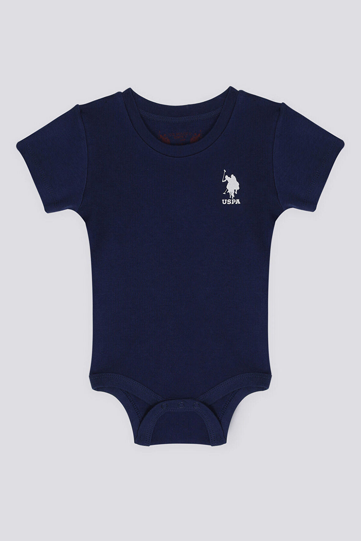U.S. Polo Assn İnner Peace Lacivert Bebek Body Zıbın