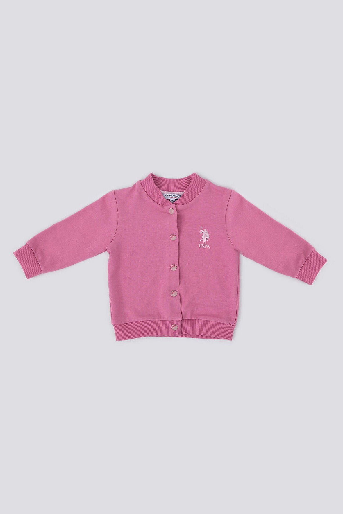 U.S. Polo Assn Candy Baby Pembe Bebek Hırka