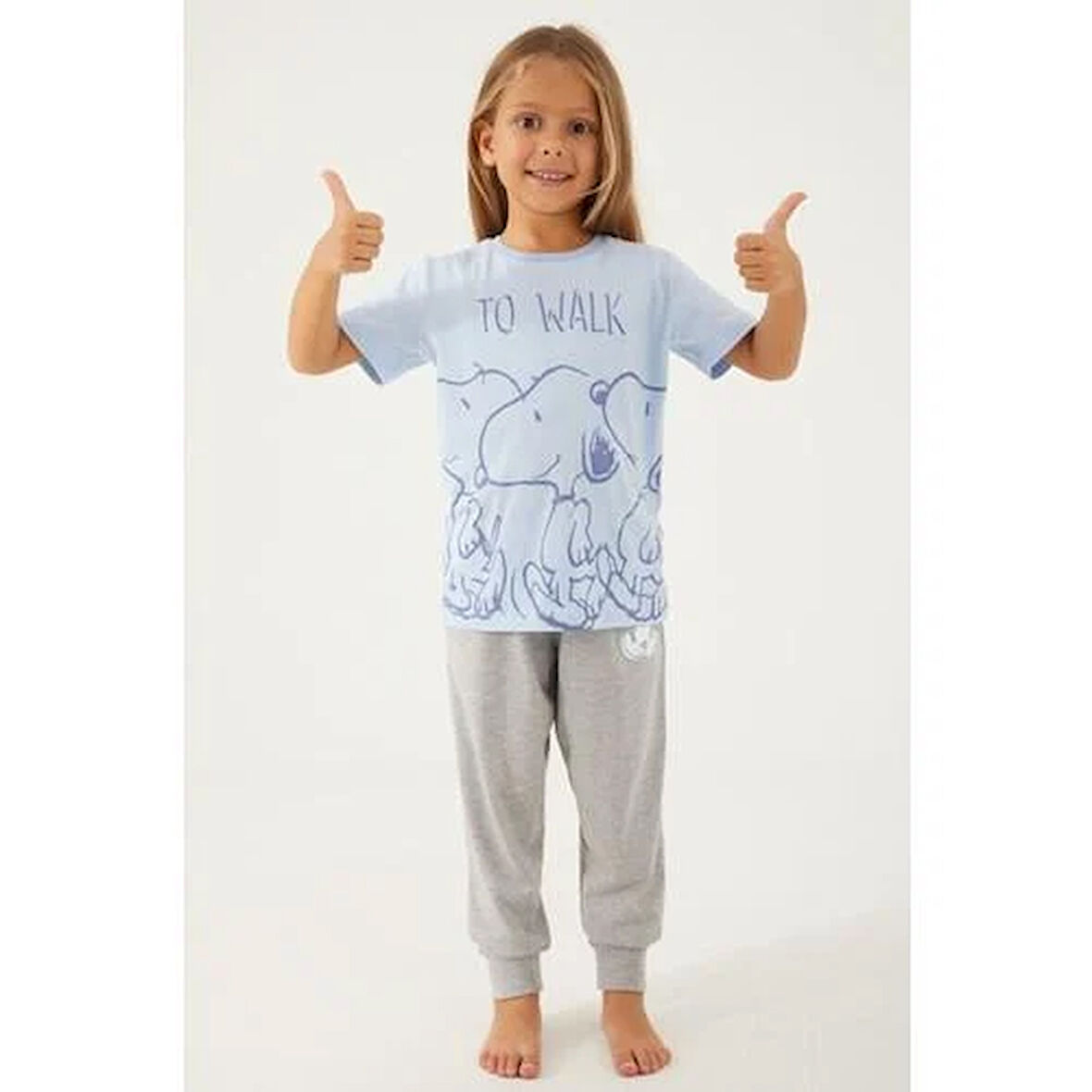 SNOOPY KIZ ÇOCUK İKİLİ TAKIM