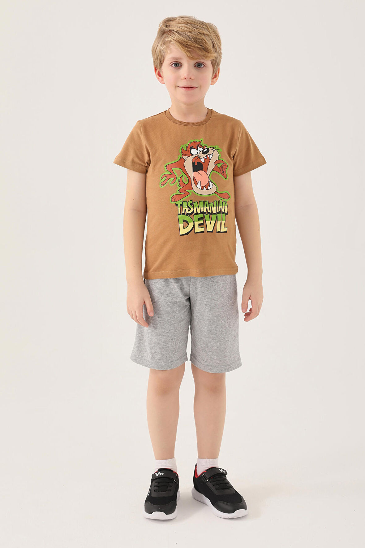 Looney Tunes L1583-2 Erkek Çocuk T-Shirt Tütün