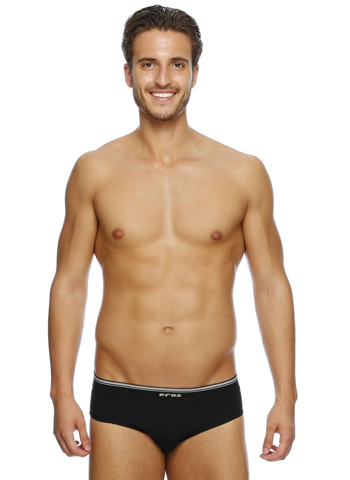Er_Os 2''li İç Giyim Siyah Erkek Slip