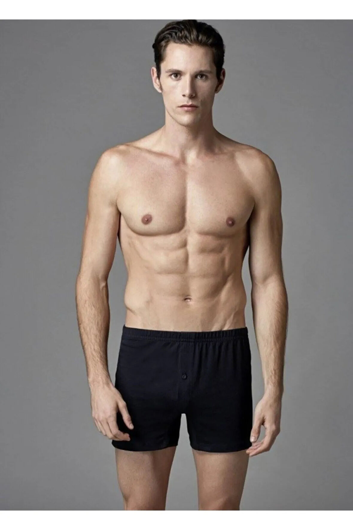 Penye Boxer 2'li Ers 033 Siyah