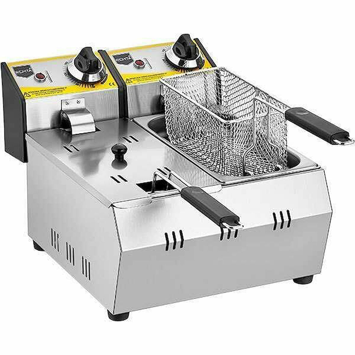 Remta Elektrikli Fritöz 3+3 Litre