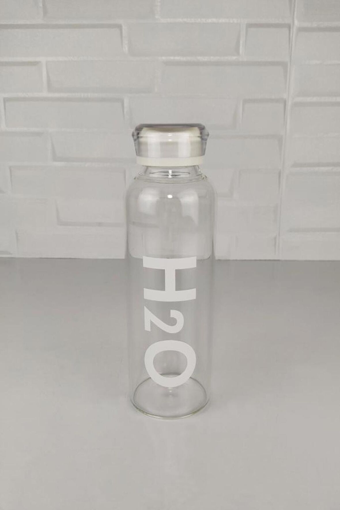 Digithome H2o 500 ML Borosilikat Cam Matara Beyaz - H2O81462