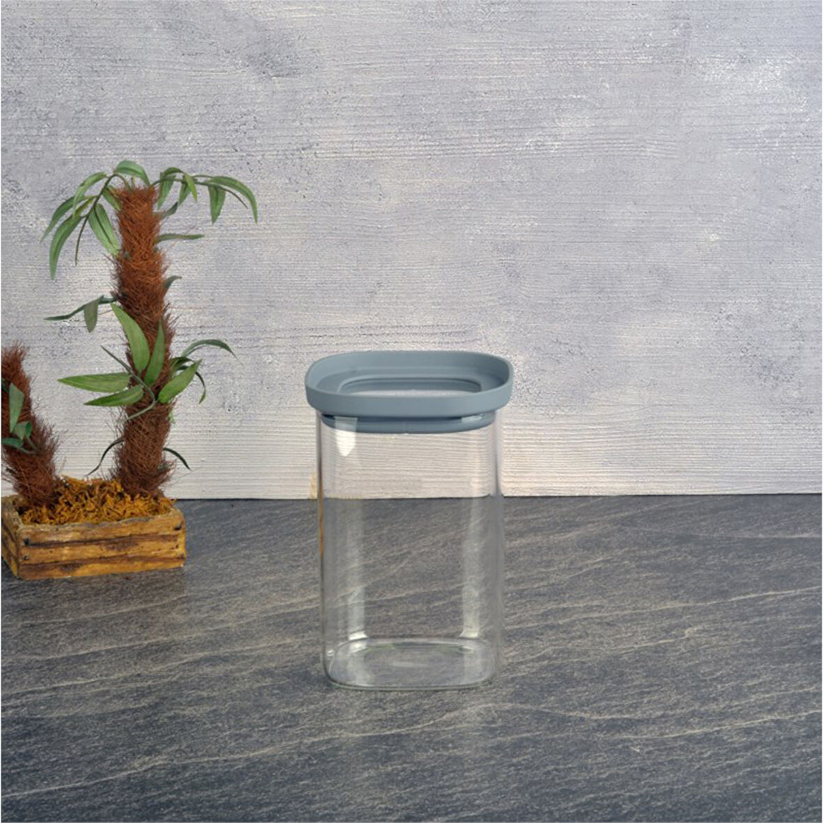 Tohana Silikon Cam Kapaklı Kavanoz 1200 ml