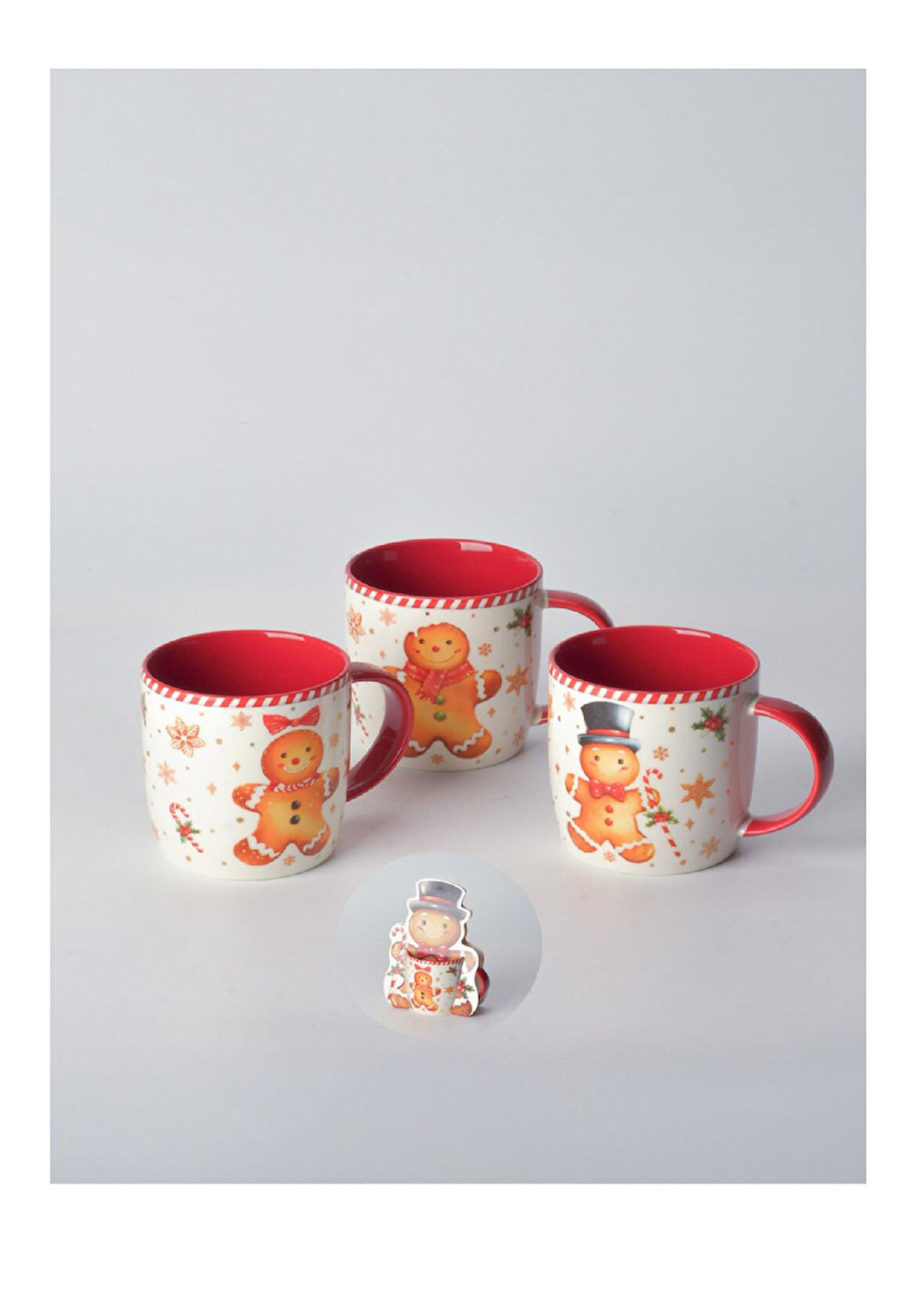 Tohana Kurabiye Adam Kağıt Paketli Porselen Kupa 10292