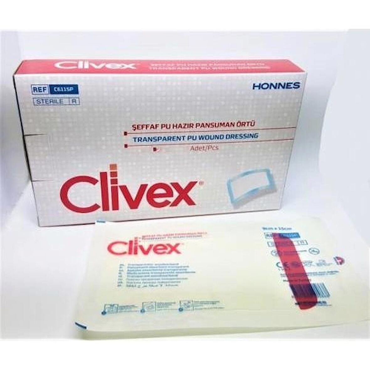 Clivex Pu Dressing Su Geçirmez Banyo Bandı 9x25 Cm - 25 Adet