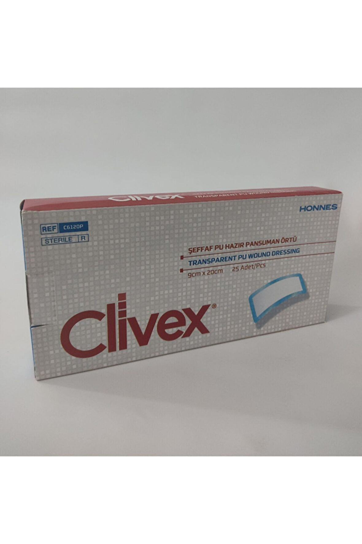 Steril Poliüretan Hazır Pansuman Örtü Pad 9cm*30cm 25 Li