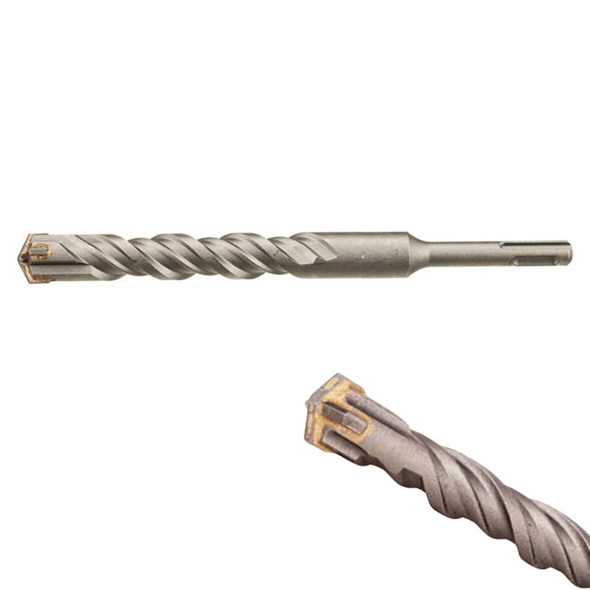 Tomax SDS Plus 10x210 mm 4 Elmaslı Beton ve Duvar Delme Matkap Ucu – CrMo