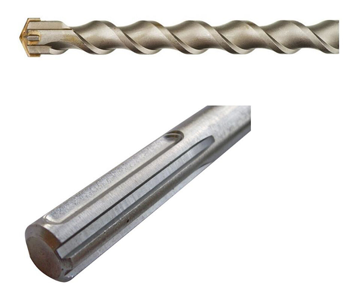 Tomax Sds Max Beton Duvar Delme 4 Elmas Matkap Ucu 24x320