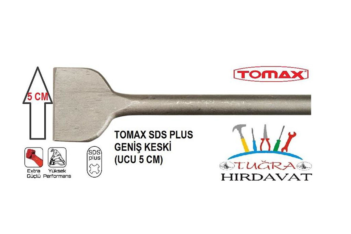 Tomax Sds Plus Geniş Keski 14X250X50 Matkap Ucu
