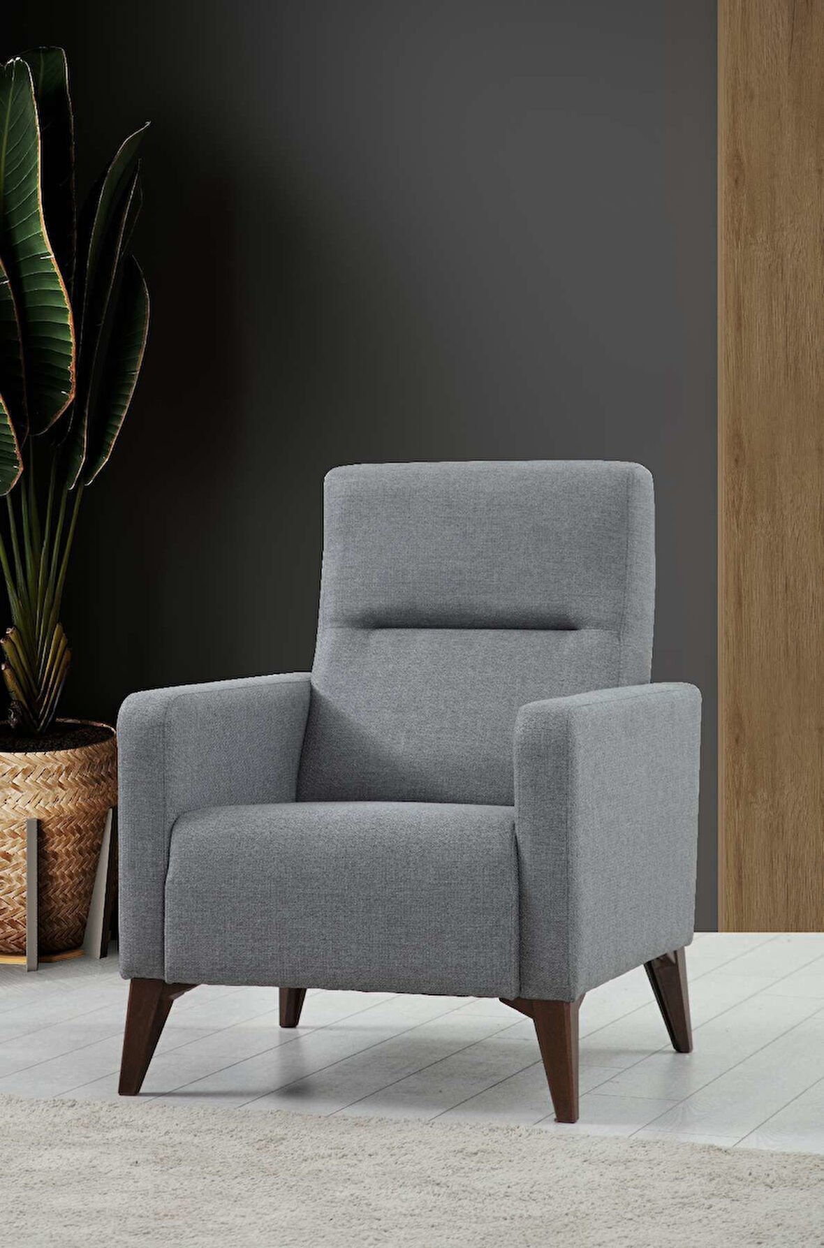 Kristal Berjer Koyu Gri