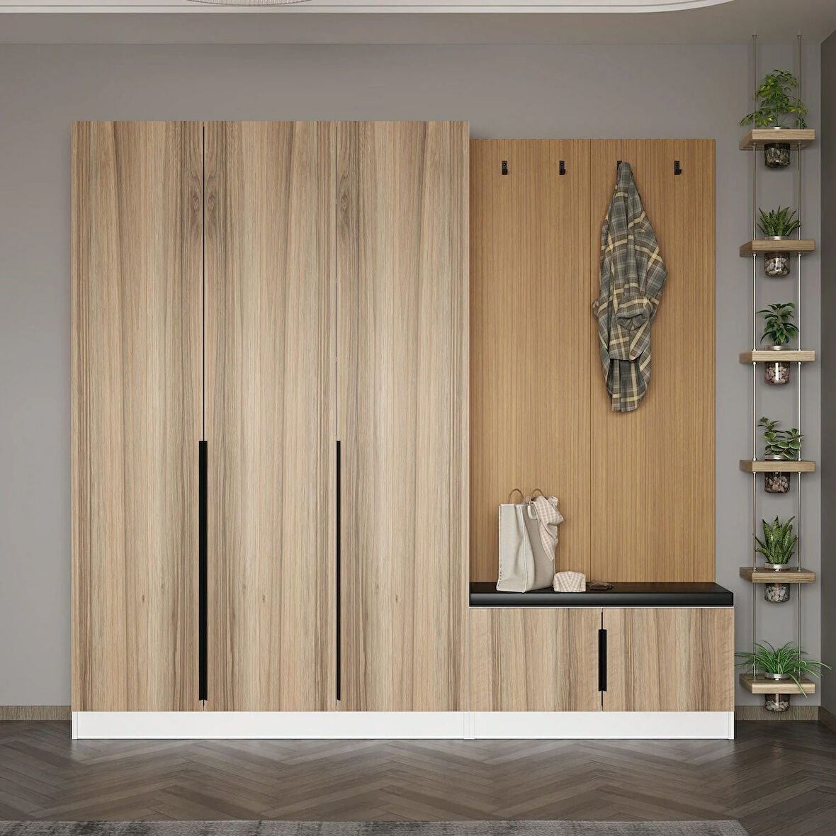 Kale Dekor Panel 3 K 1B Raf Portmanto+Ayk Mind Byz Dore Plus