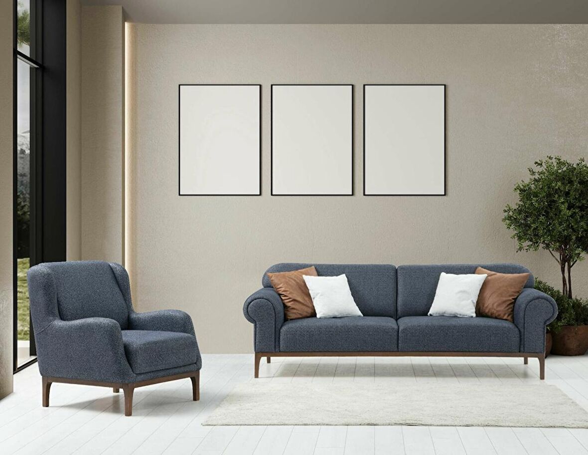 London 3+1 Berjer Koltuk Takımı Antrasit