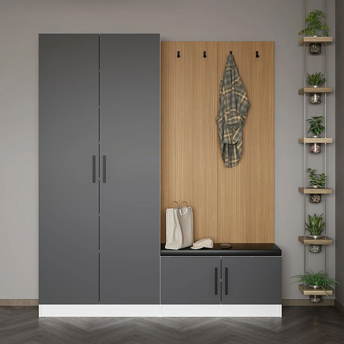 Minar Kale Dekor Panel 2 K 2B Raf Portmanto+Ayk Mind Byz Ant