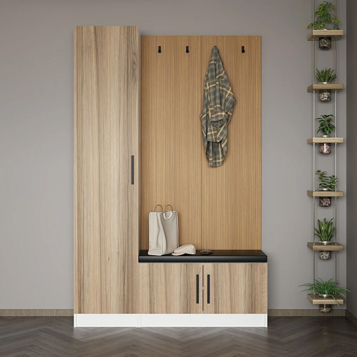 Minar Kale Dekor Panel 1 K 1B Raf Portmanto+Ayk Mind Byz Dore