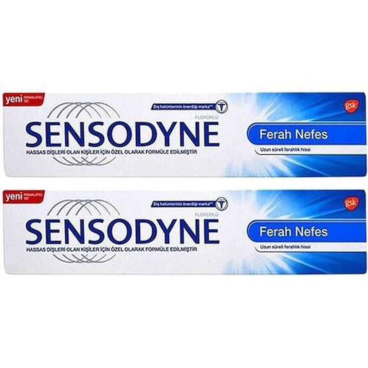 Sensodyne Ferah Nefes Diş Macunu 2 Adet x 100 ML