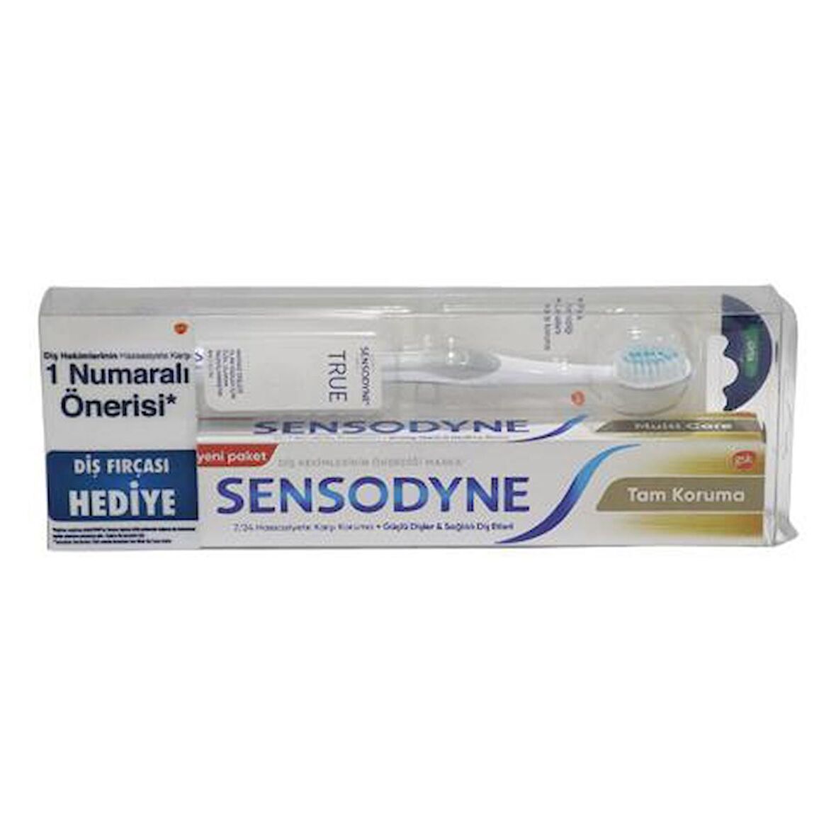 Sensodyne Tam Koruma 75 ml + Yumuşak Fırça Hediyeli