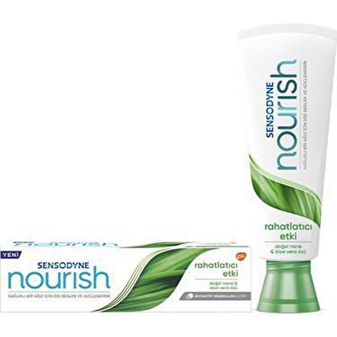 Sensodyne Nourish Aloe Vera & Nane Aromalı Beyazlatma Diş Macunu 75 ml 