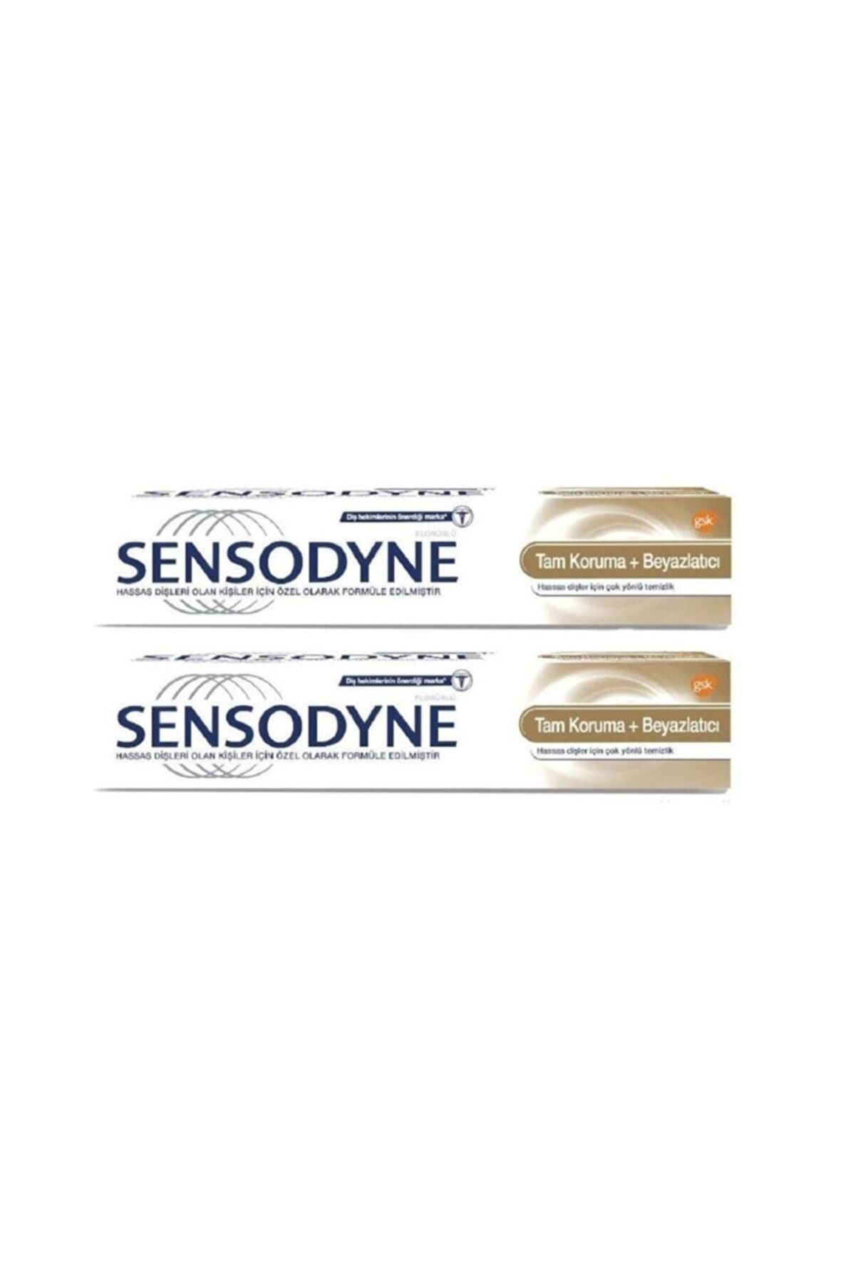 Sensodyne Diş Macunu Tam Koruma Beyazlatıcı 50 Ml 2'li Set T41830
