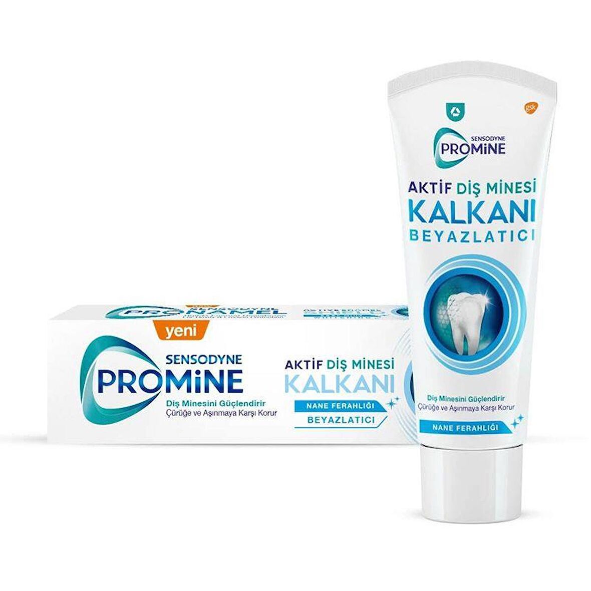 Sensodyne Promine Aktif Diş Minesi Kalkanı Beyazlatıcı Diş Macunu 75 ml