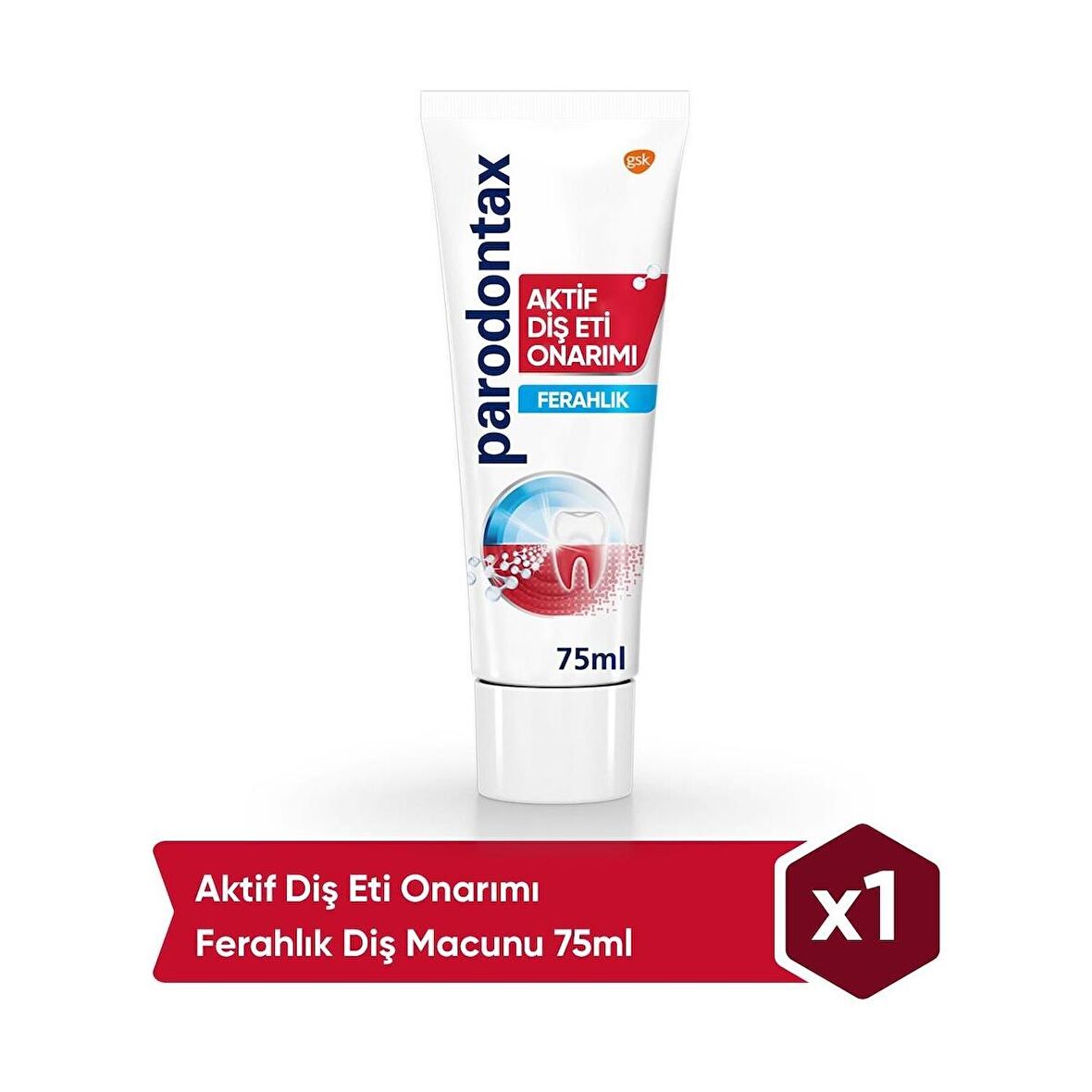 Parodontax Aktf Diş Eti Onarım Ferahlık Diş Macunu 75 Ml