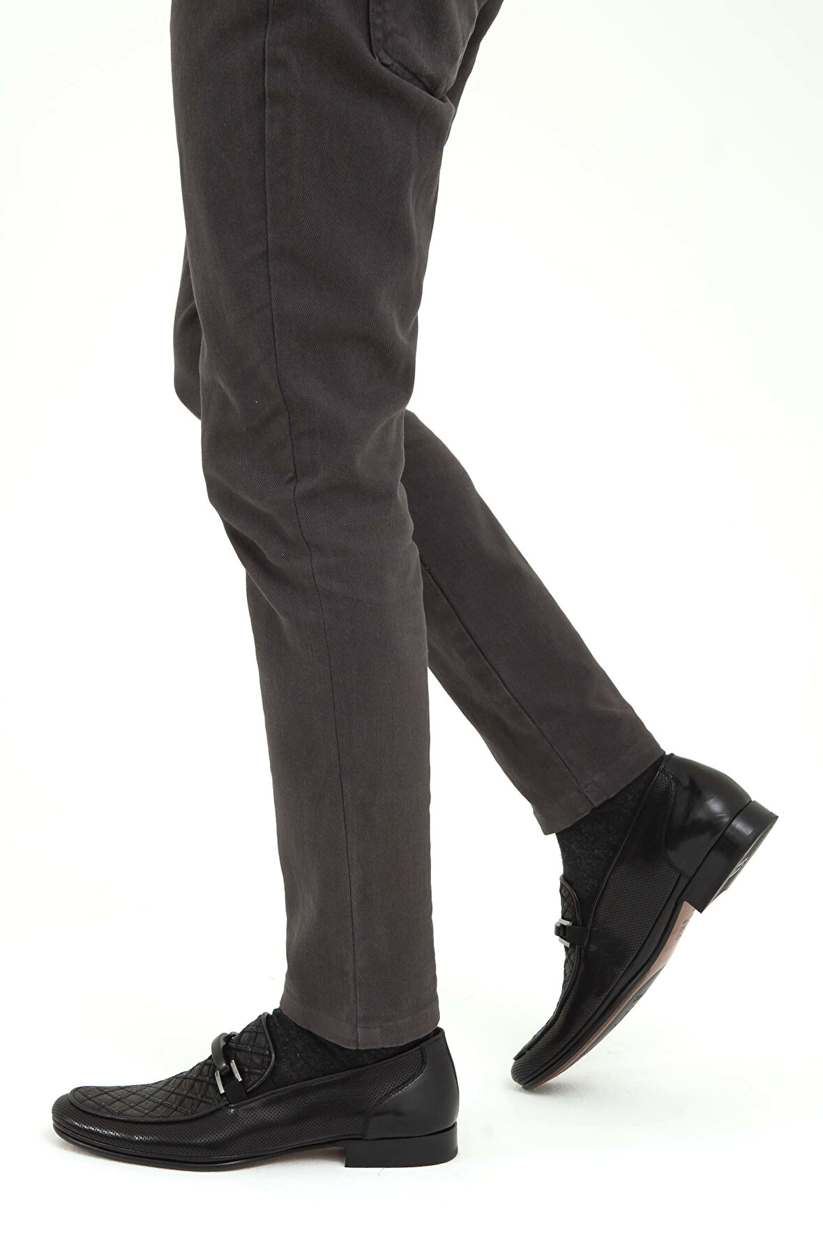 Tamer Tanca Erkek Hakiki Deri Siyah Makosen Ayakkabı 477 19707 K ERK AYK SYH ZMB BFL/SYH ORG