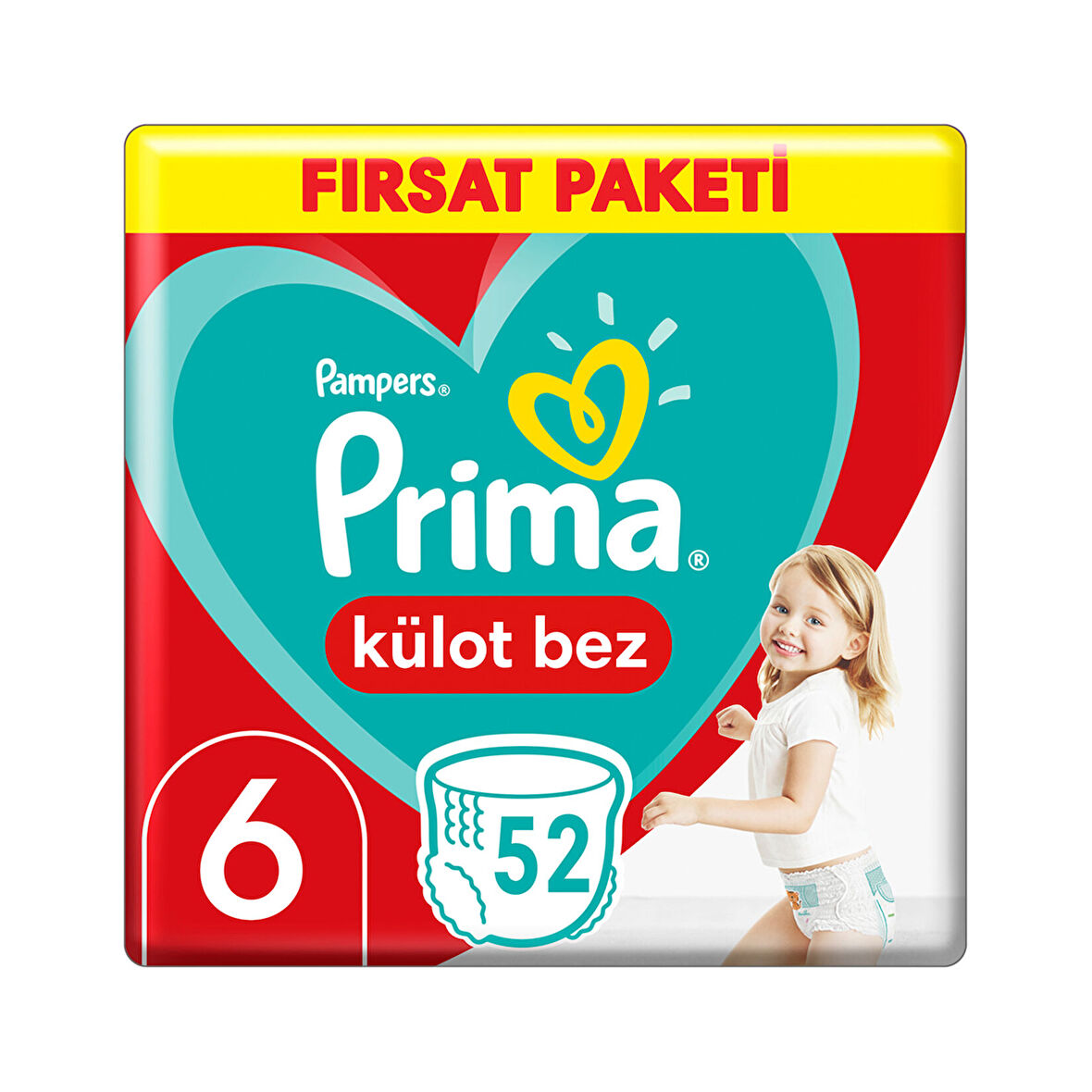 Prima Külot Bez Fırsat Paketi 6 Beden 3x52 156 Adet