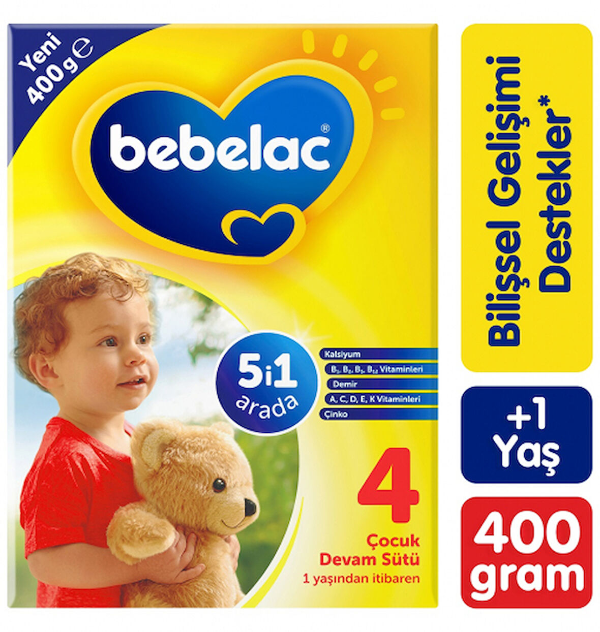 Bebelac 4 Devam Sütü 400 gr 4'lü Paket
