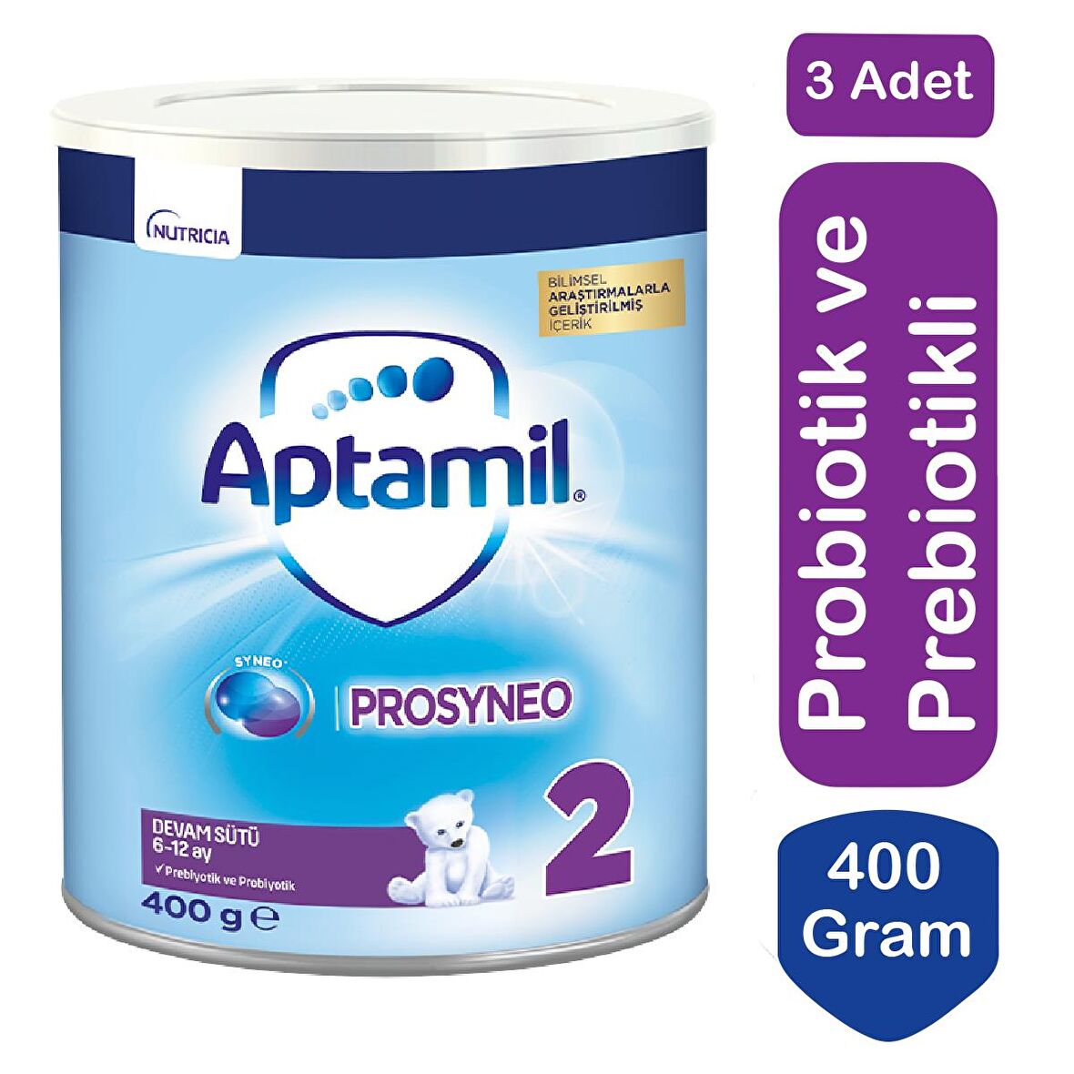 Aptamil Prosyneo 2 Devam Sütü 400 Gr 3 lü Paket