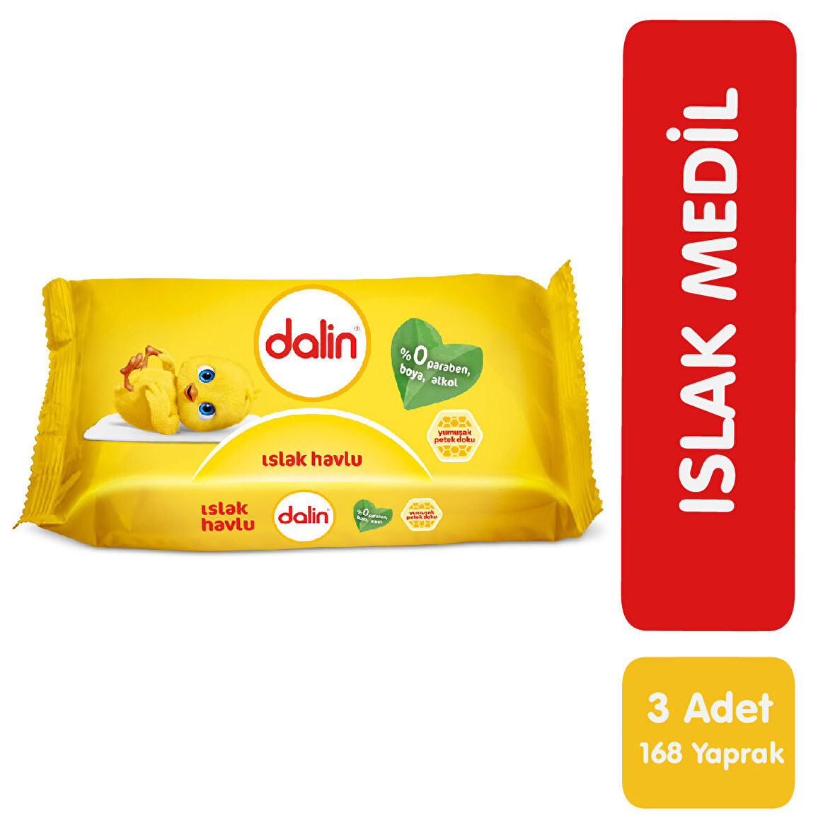 Dalin Islak Havlu Mendil 56x3 168 Yaprak