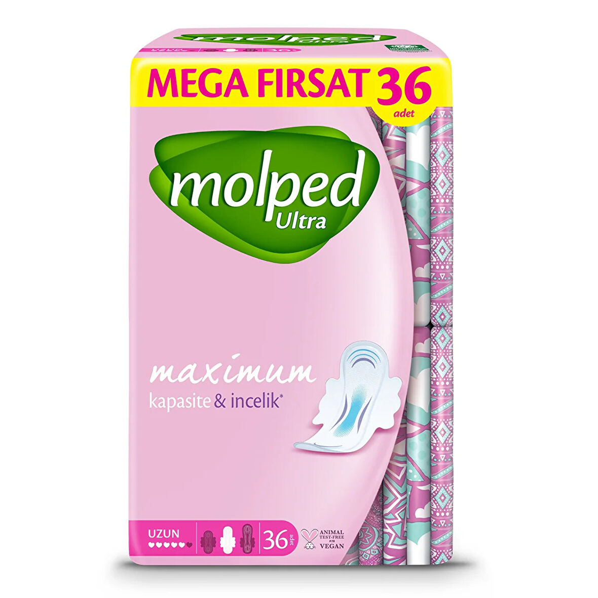 Molped Ultra Anatomik Mega Fırsat Ped Uzun 36x5 180 Adet