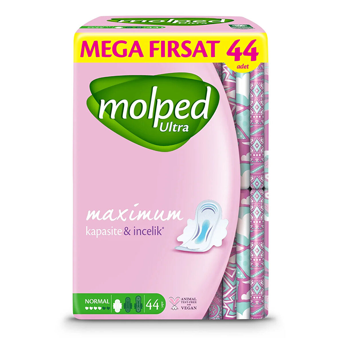 Molped Ultra Anatomik Mega Fırsat Ped Normal 44 Adet