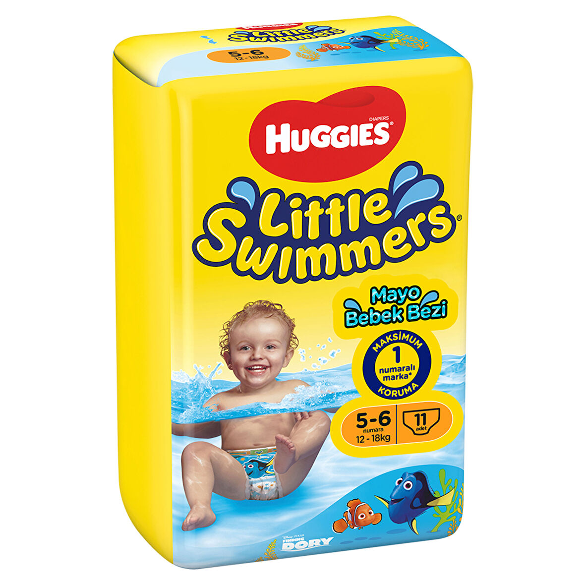 Huggies Little Swimmers Mayo Bebek Bezi 5-6 Yaş 11x6 66 Adet