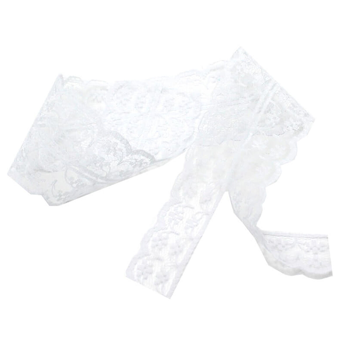 Güpür Dantel Kurdele, 4 cm x 1 mt, Renk Seçenekli - BEYAZ